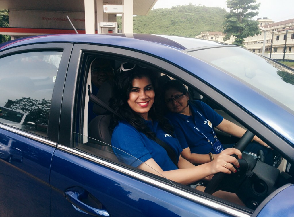 Drove the Tata Zest for 25 kms on the gorgeous Goa roads. What an experience.