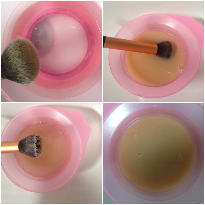 How to clean makeup brushes
