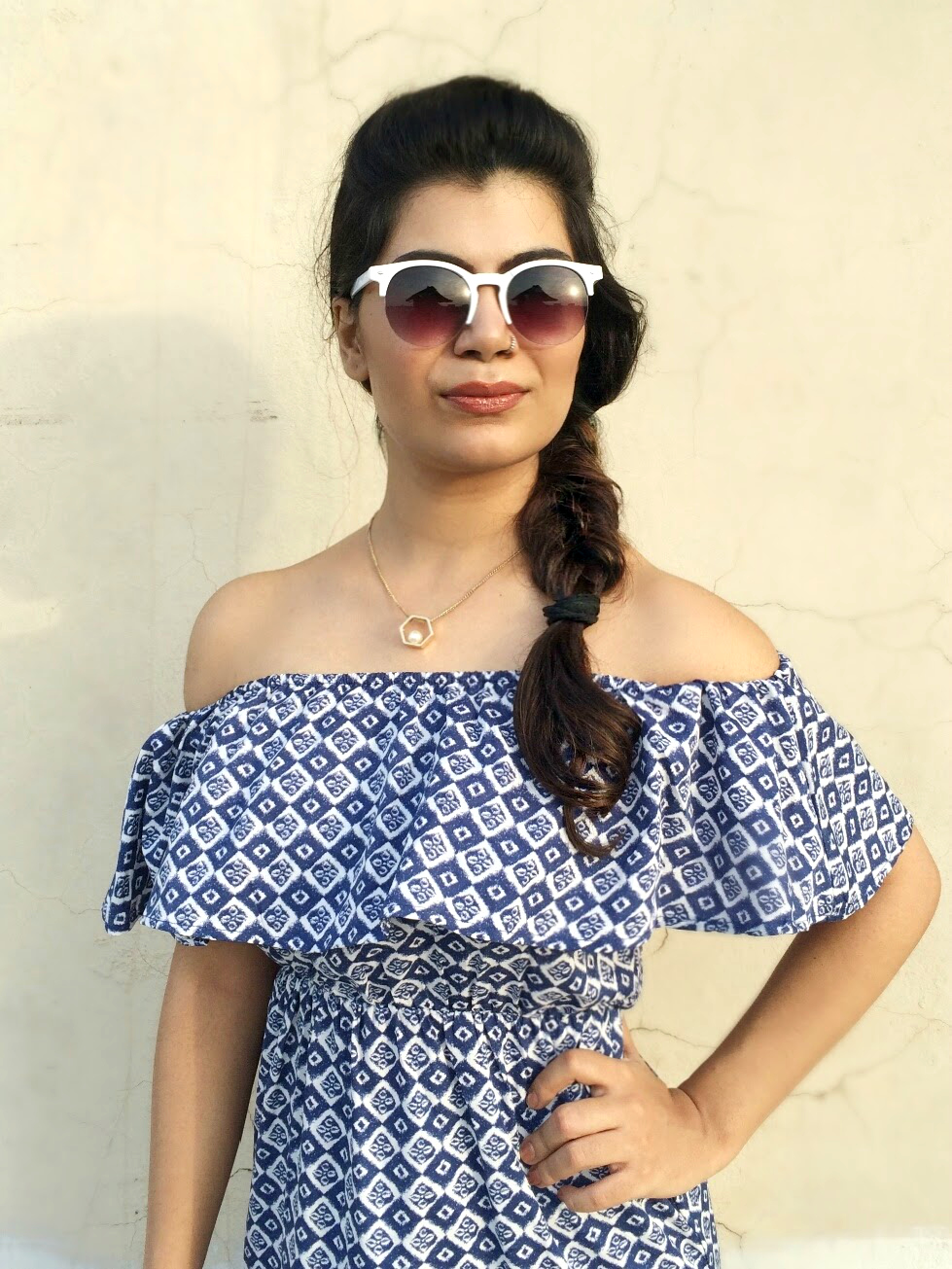 bardot off shoulder maxi dress