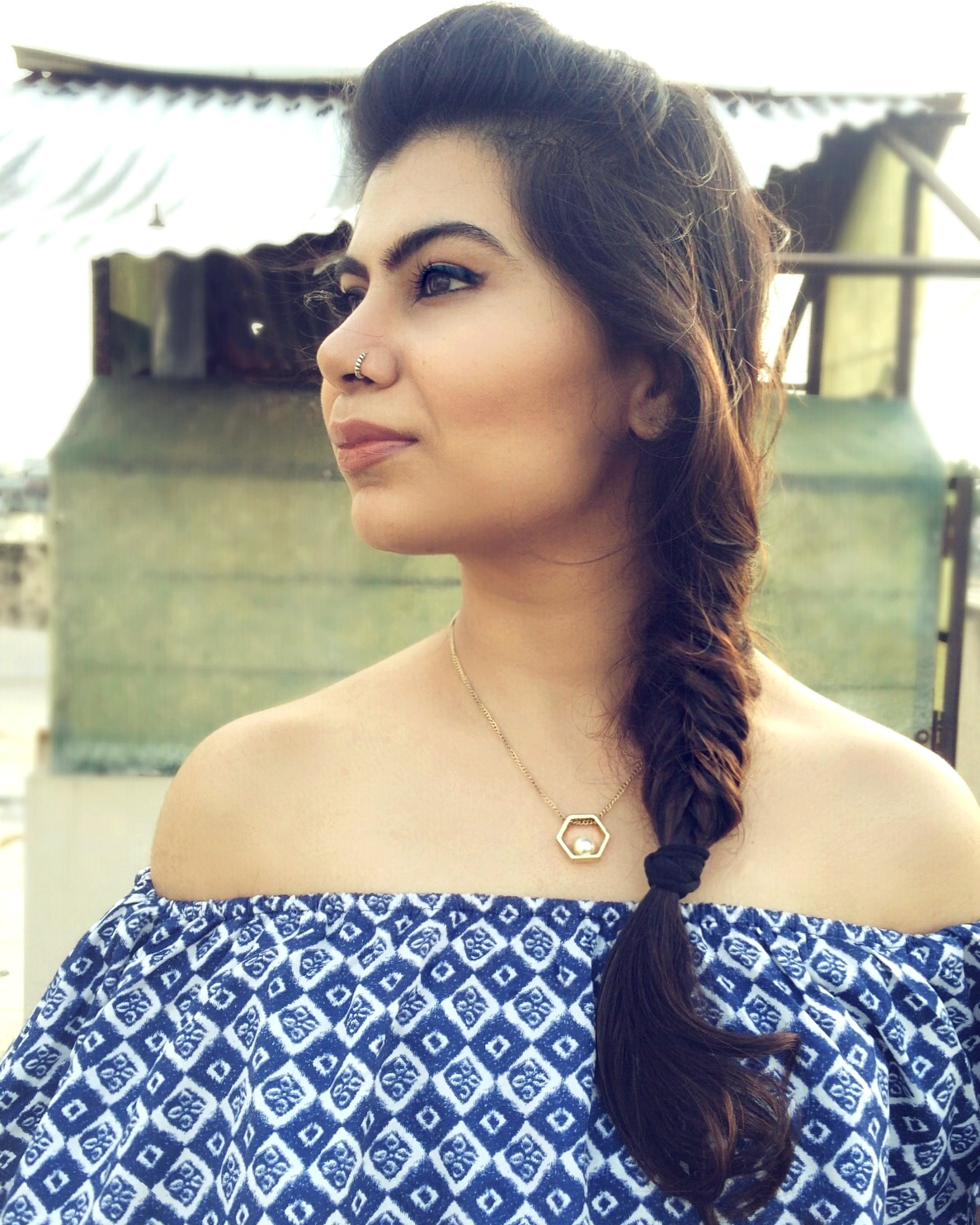 bardot off shoulder maxi dress