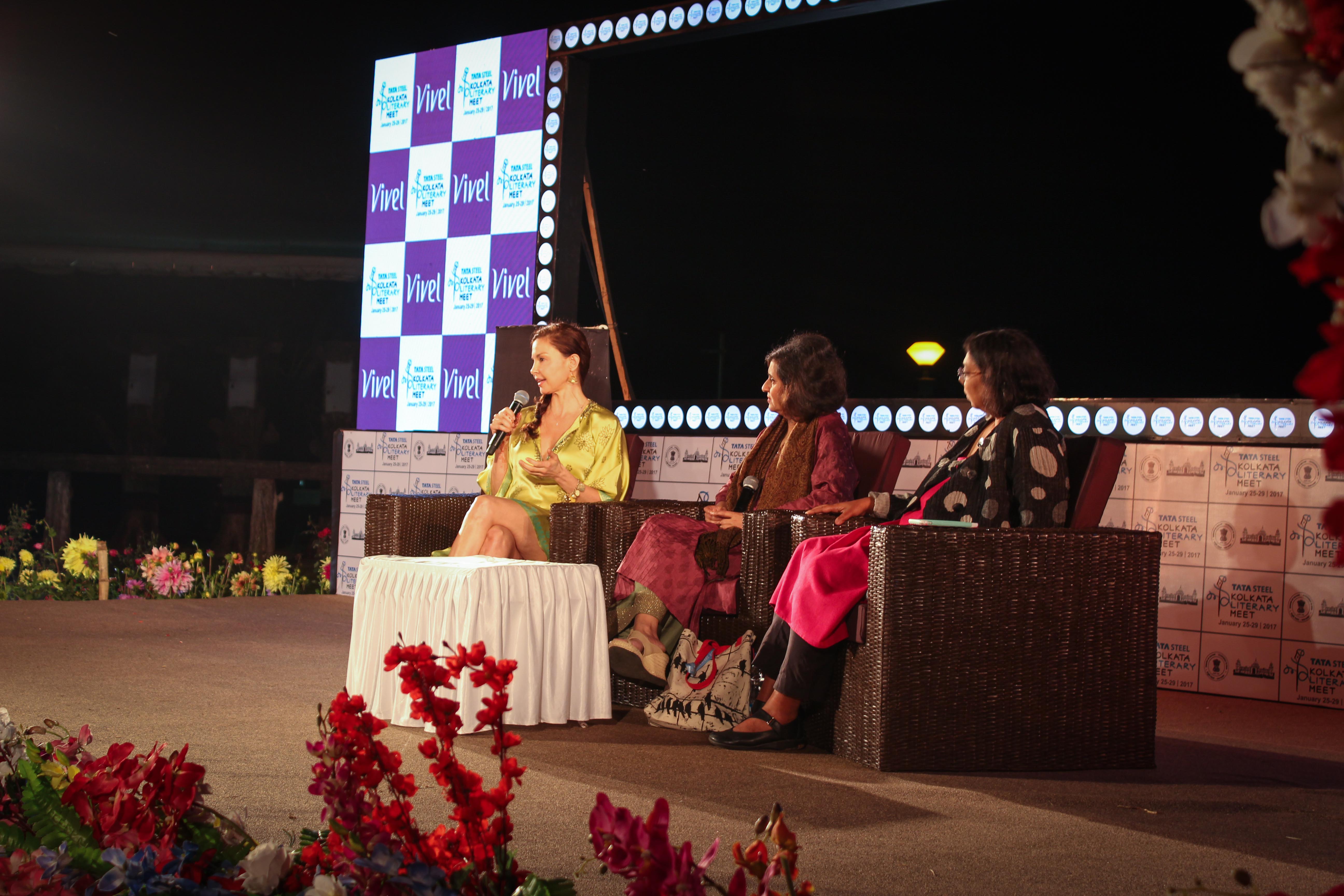 Ashley Judd, in conversation with Sagarika Ghose and Ruchira Gupta