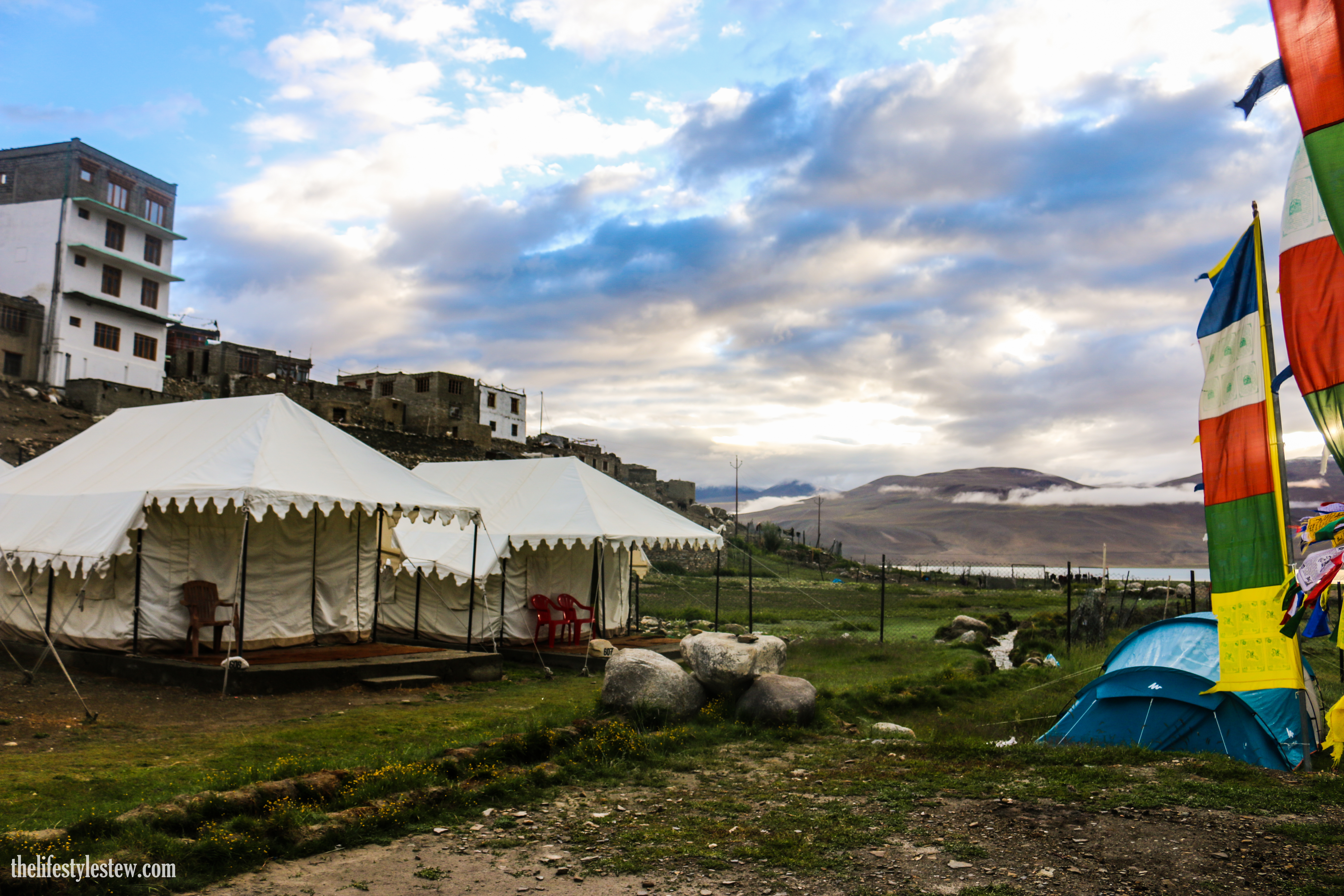 Our camp at Tso Moriri